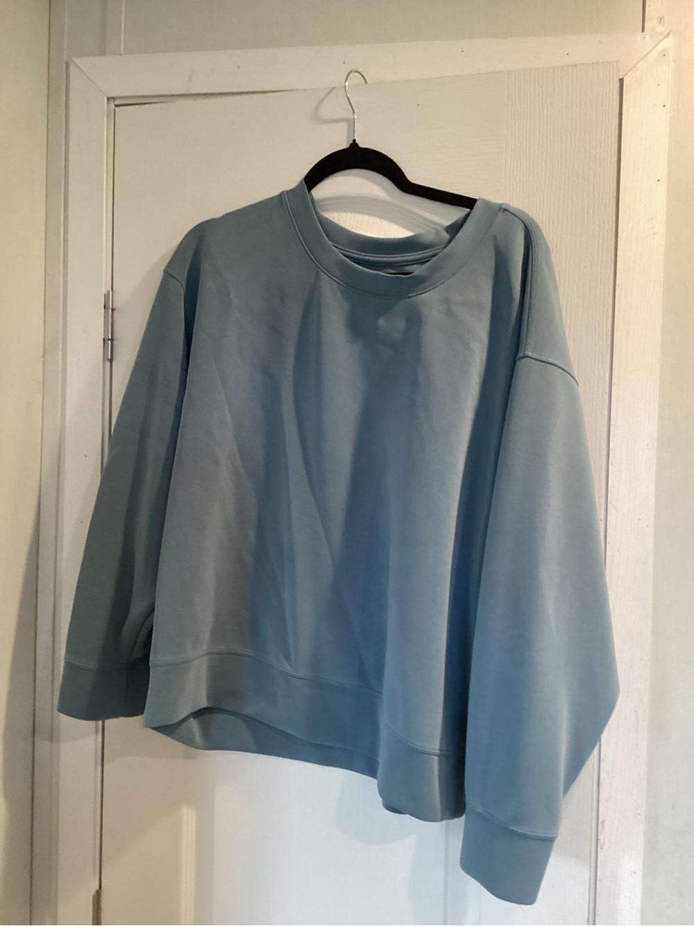 a new day Blue Oversized Crewneck Sweatshirt 2XL EUC
